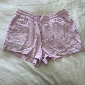 GAP Women's Light Pink Athletic Drawstring Shorts
